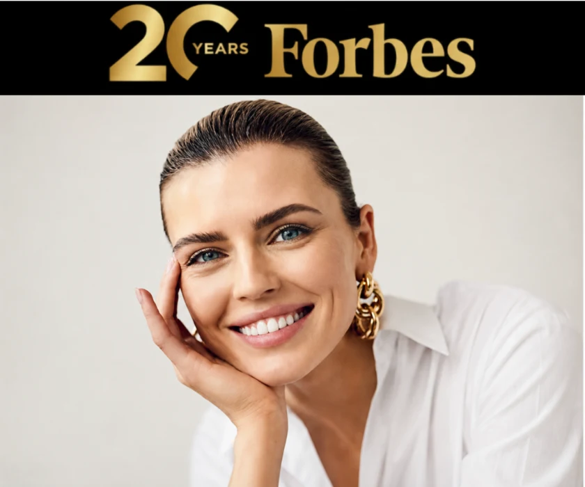 Gosia Leitner — Forbes 20 Years cover